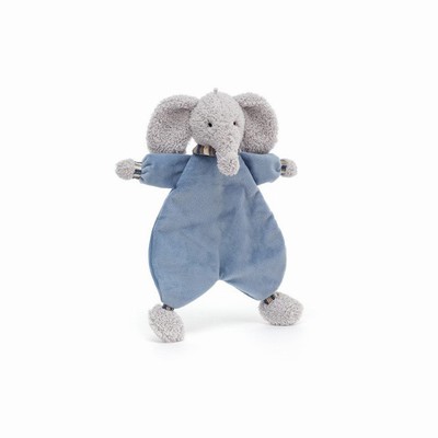 Jellycat Lingley Elephant Soothers USA | 51208RWMS